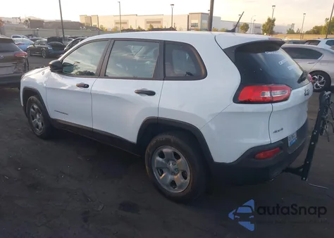 2014 Jeep Cherokee Sport z USA, uszkodzony, nr VIN 1C4PJMAB3EW167685